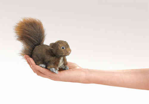 Fingerpuppe Mini Eichhörnchen
