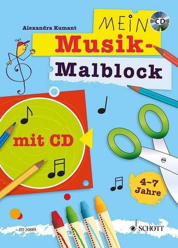 Mein Musik-Malblock (Block+CD)