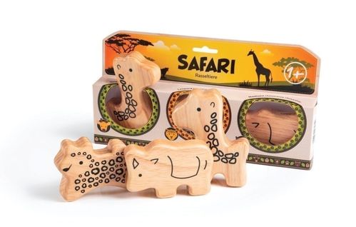 Safari Rasseltiere 3tlg.