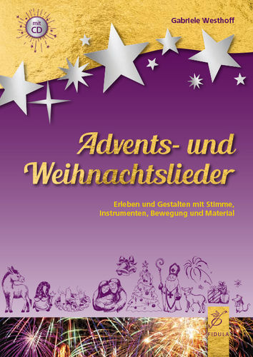 Advents-  und Weihnachtslieder  Buch incl. CD